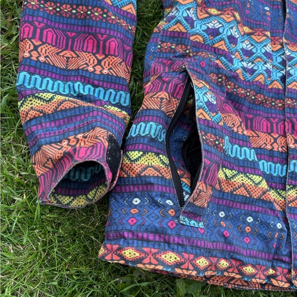 Burton Horizon Women’s Med. Mtn Dew Snowboard Jacket DryRide Mountain Multicolor - Picture 11 of 13